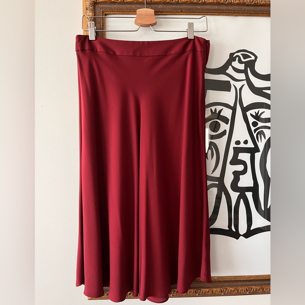 NWOT 100% Silk Theory Slip Skirt
